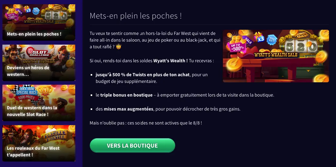 GameTwist promotions