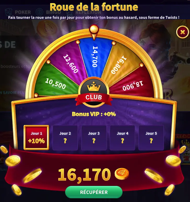 GameTwist roue de la fortune